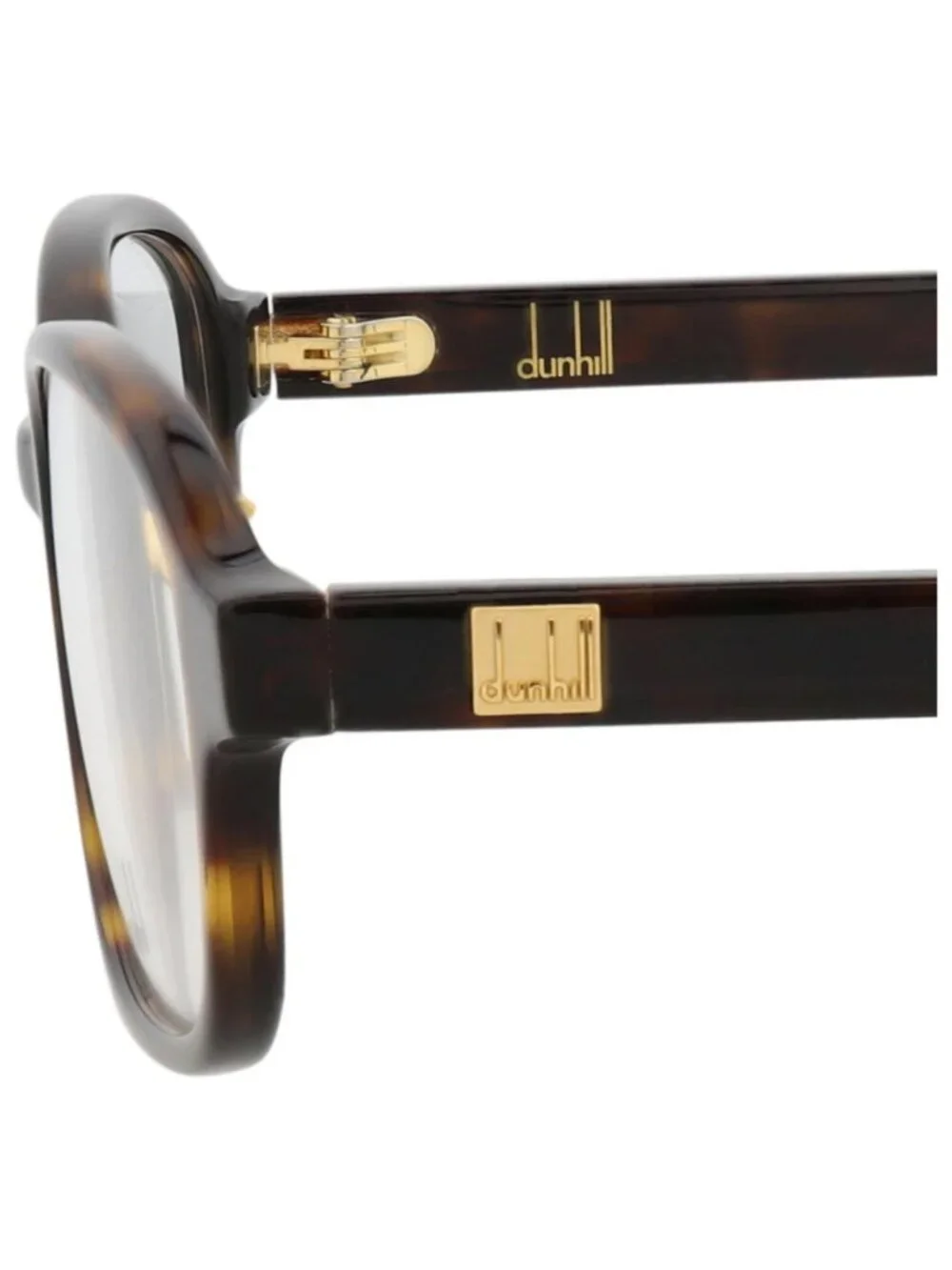 New Dunhill Women's Eyeglasses Round Oval Acetate Frame Mens Havana Havana